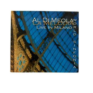 Al Di Meola World Sinfonia La Melodia Live In Milano CD Album Jazz Fusion